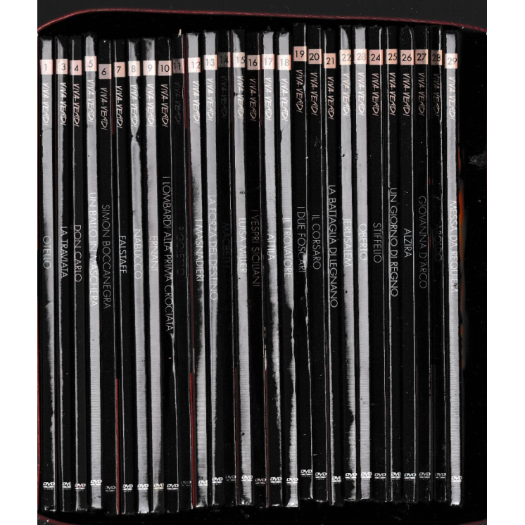 DVD Viva Verdi seq. INC. 1/29 no 2 ITA nuovo EDITORIALE ed. Espresso B39