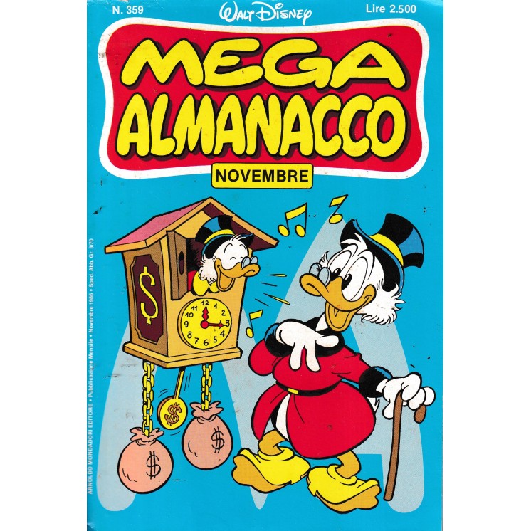Mega almanacco 359 nov. 1986 BROSSURATO ed. Mondadori BO14