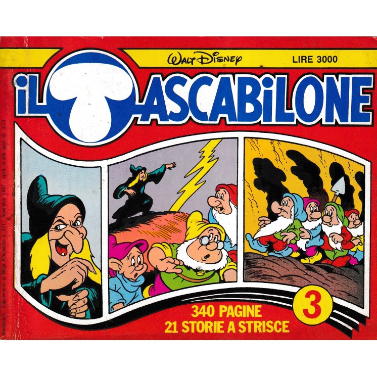 Il tascabilone  3 di Walt Disney BROSSURATO ed. Mondadori BO13