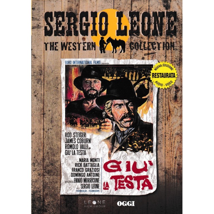 DVD The western collection Giù la testa ITA nuovo EDITORIALE ed. Leone B51