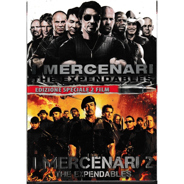 DVD I mercenari the expendables 1-2 edizione speciale ITA nuovo EDITORIALE B51