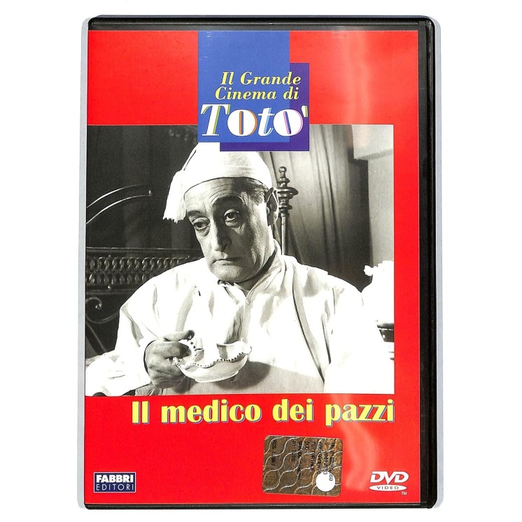 DVD Grande cinema Totò : Medico dei pazzi ITA usato EDIT. ed. Fabbri B37