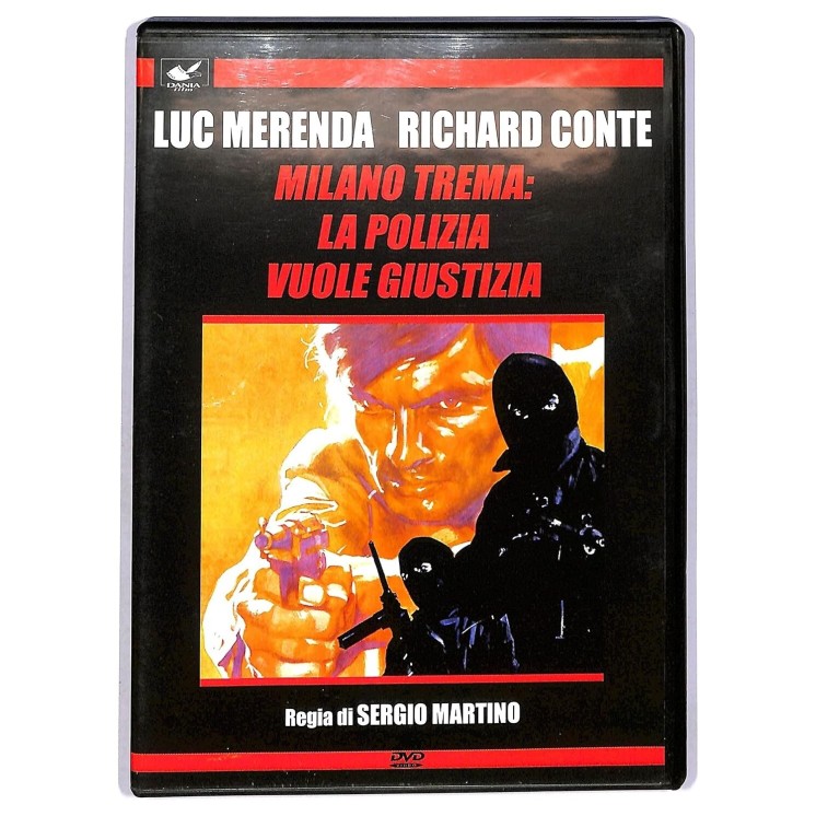 DVD Milano trema la polizia vuole giustizia ITA usato EDIT. ed. Dania Film B72