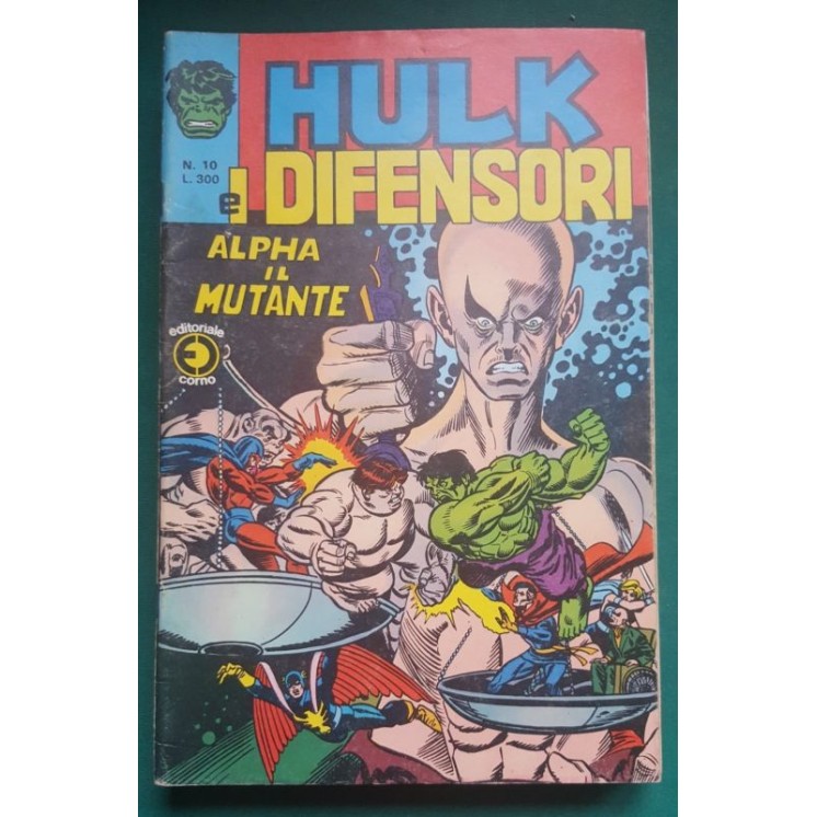Hulk e i Difensori n.10 Alpha il mutante ed. Corno SU69