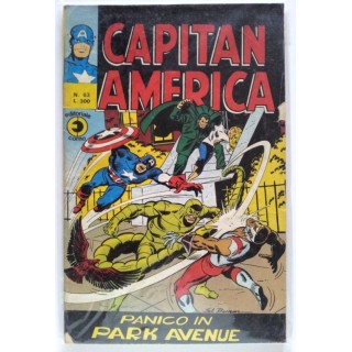 Capitan America n. 63 panico in Park Avenue ed. Corno SU69