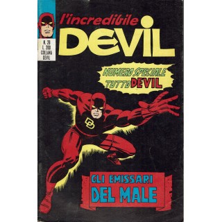 L'Incredibile Devil n. 28 gli emissari del male RESA ed. Corno