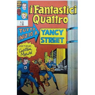 I Fantastici Quattro n. 23 tutto inizia a Yancy street RESA ed. CORNO 