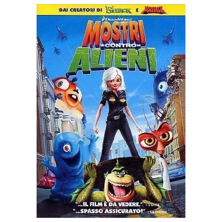 DVD Mostri contro alieni ITA usato ed. Dreamworks B73