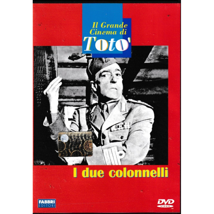 DVD Grande cinema Totò : i due colonnelli ITA usato EDITORIALE ed. Fabbri B74