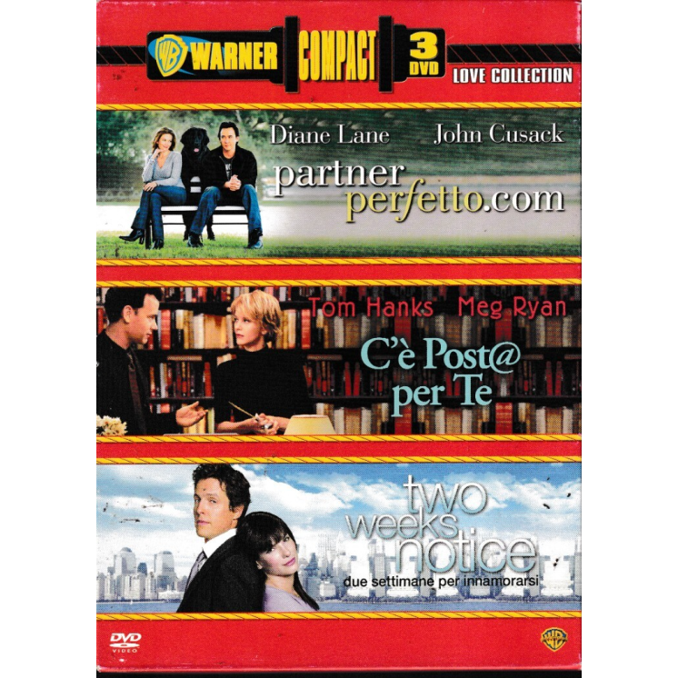 DVD Warner compact 2 dvd love collection ITA usato ed. Warner Bros B74