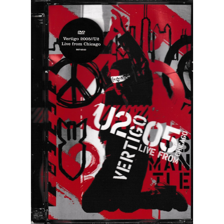 DVD U2 vertigo 05 live from Chicago jewell box ITA usato B73