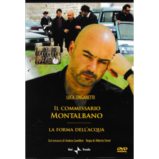 DVD Il commissario Montalbano forma acqua ITA usato ed. Rai Trade B74