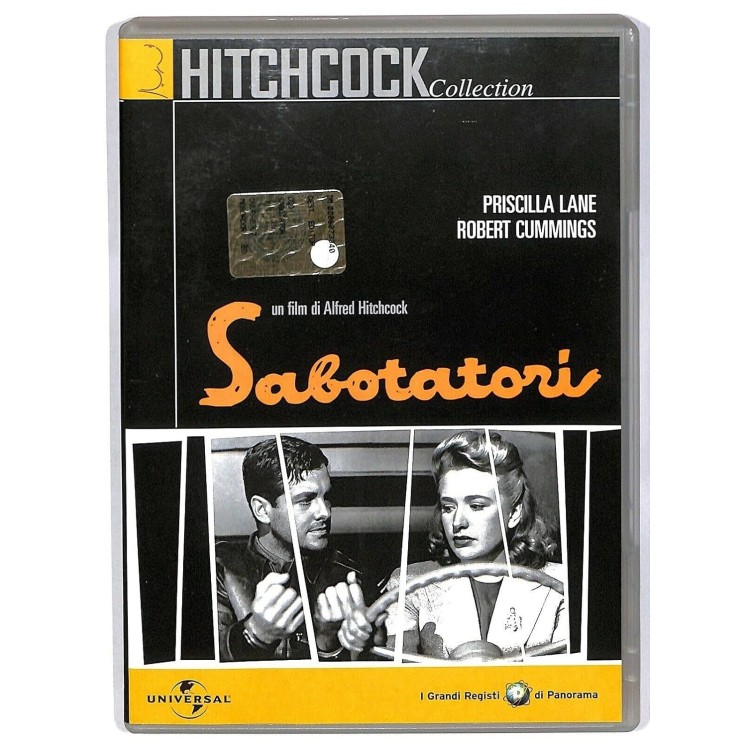 DVD Hitchcock collection 11 : Sabotatori ITA usato EDITORIALE ed. Panorama B73