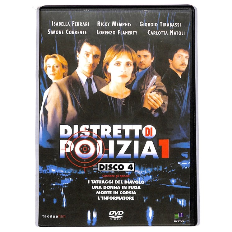 DVD Distretto di polizia 1 disco 4 ITA nuovo EDITORIALE ed. Master B74