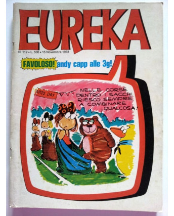 Eureka n.112 1973 Andy Capp, Sturmtruppen, Stan Lee ed. Corno FU05