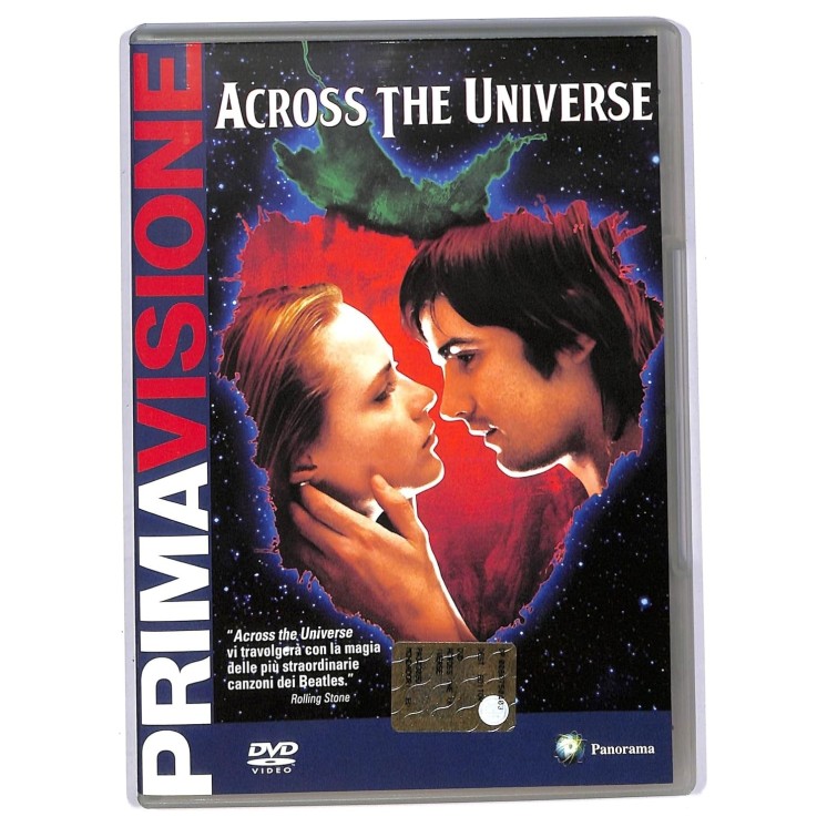DVD Prima visione : Across the universe ITA usato EDIT. ed. Panorama B74