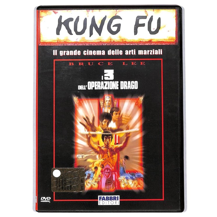 DVD Kung fu : I 3 dell'operazione drago ITA usato EDIT. ed. Fabbri B63