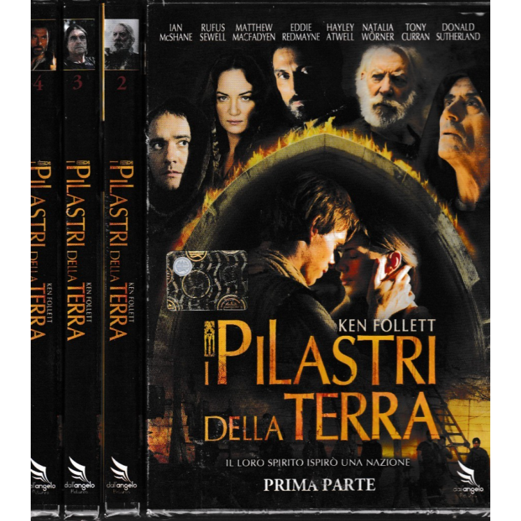 DVD I pilastri della terra serie COMPL. 1/4 ITA nuovo EDIT. ed. Dall'Angelo B69