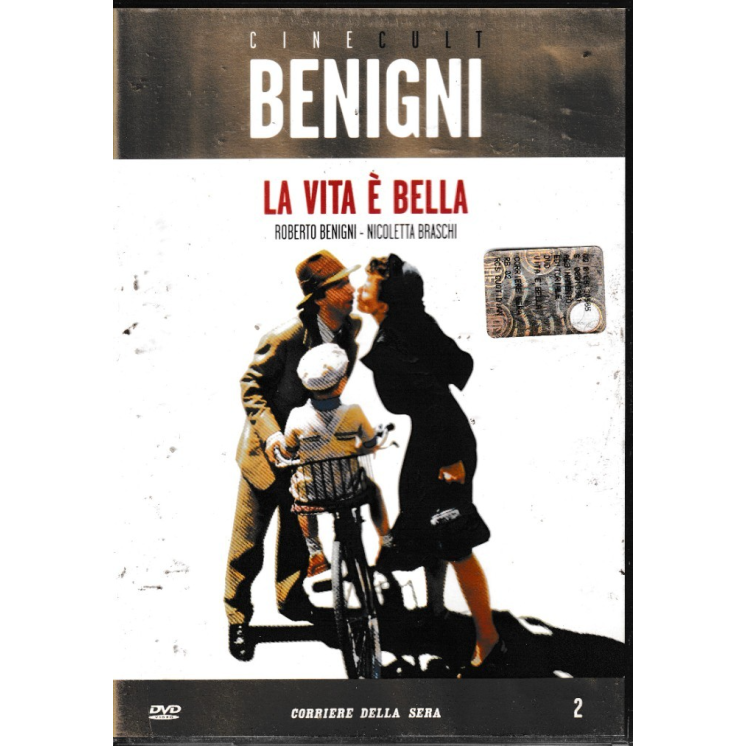 DVD Cinecult Benigni 2 :  La vita è bella ITA usato EDIT. ed. Corriere Sera B43