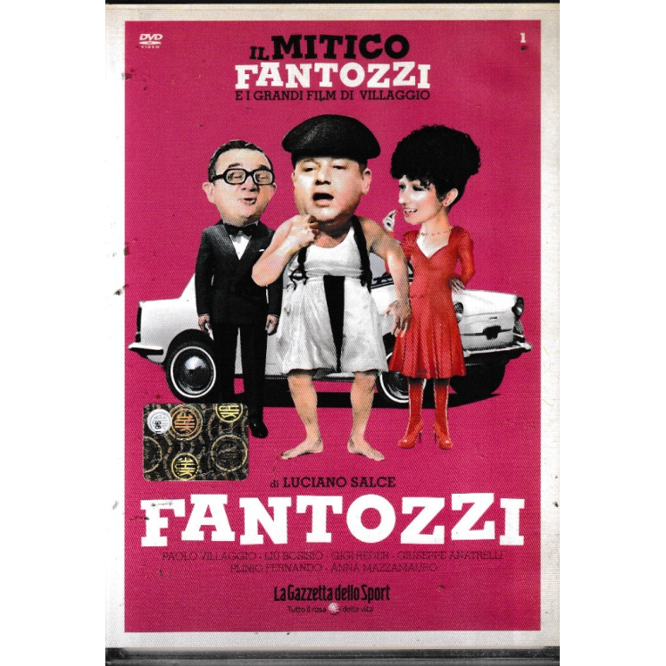 DVD Mitico Fantozzi 1 : Fantozzi ITA usato EDIT. ed. Gazzetta Sport B65