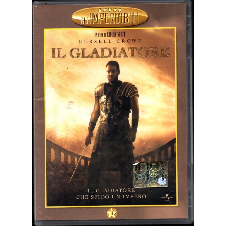 DVD Gli imperdibili 17 : Il gladiatore ITA usato EDITORIALE ed. Panorama B73