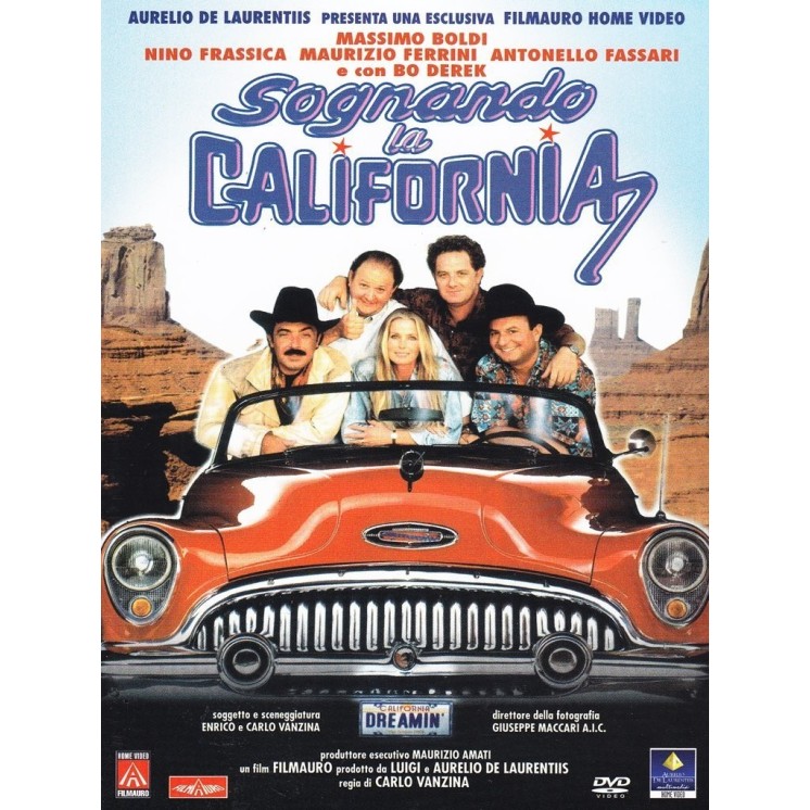 DVD Sognando la California ITA usato ed. Filmauro B75