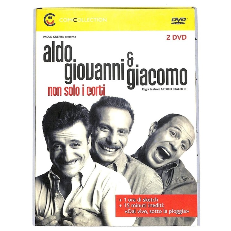 DVD Aldo Giovanni Giacomo non solo corti ITA usato EDIT. ed. Gazzetta Sport B29