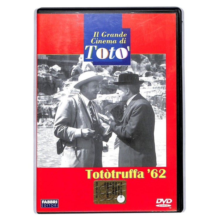 DVD Grande cinema Totò : Totòtruffa 62 ITA usato EDIT. ed. Fabbri B36