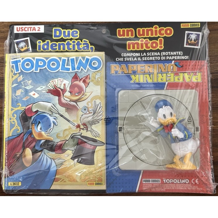 Topolino n.3632 + gadget Paperinik di Disney NUOVO ed. Panini Comics FU58