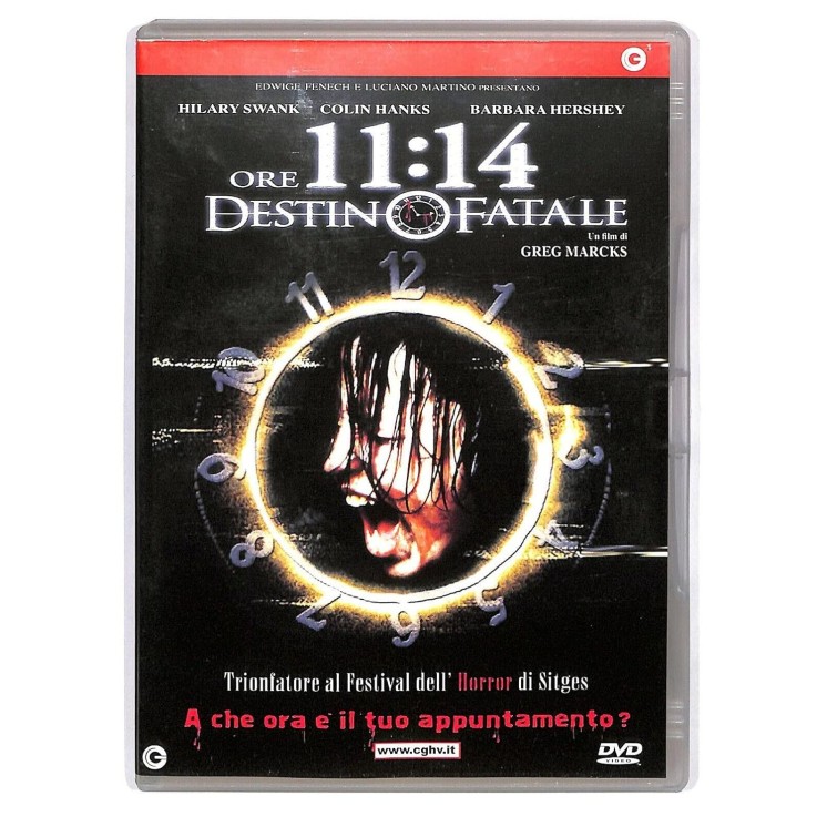 DVD Ore 11:14 destino fatale ITA usato ed. Cecchi Gori B76