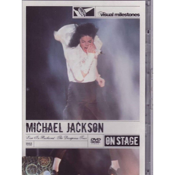 DVD Michael Jackson on stage jewell box ITA usato B75