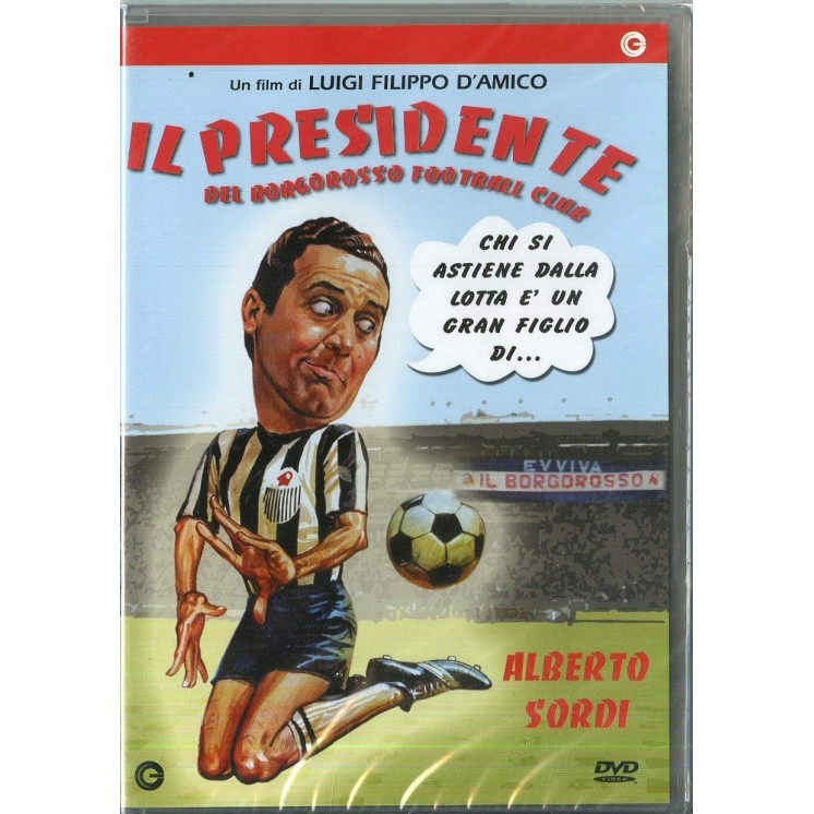 DVD Il presidente borgorosso football club ITA usato ed. Cecchi Gori B76