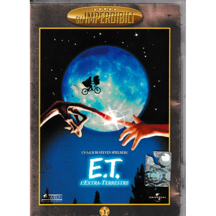 DVD Gli imperdibili 3 : E. T. l'extra terrestre ITA usato EDIT. ed. Panorama B77