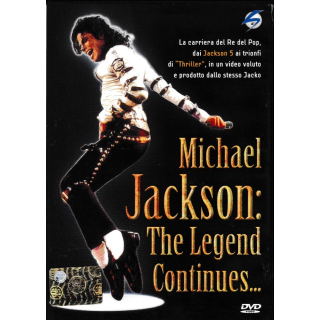 DVD Michael Jackson the legend continues ITA usato ed. Storm Video B77