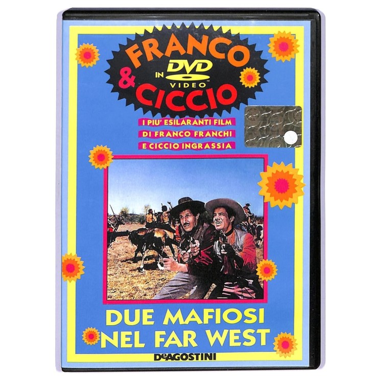 DVD Franco Ciccio : Due mafiosi Far West ITA usato EDIT. ed. DeAgostini B77