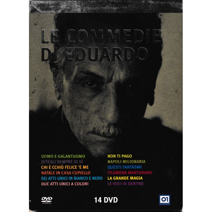 DVD Le commedie di Eduardo 13 dvd collector's ITA usato ed. 01 Distribution B75