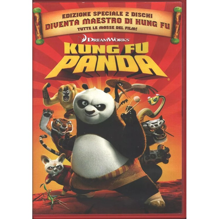 DVD Kung fu panda edizione speciale 2 dischi ITA usato ed. Dreamworks B78