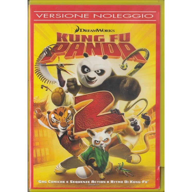 DVD Kung fu panda 2 versione noleggio ITA usato ed. Dreamworks B77