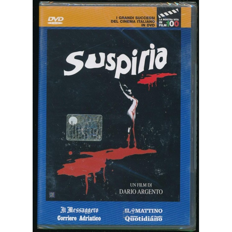 DVD Suspiria ITA nuovo EDITORIALE ed. Il Messaggero B77