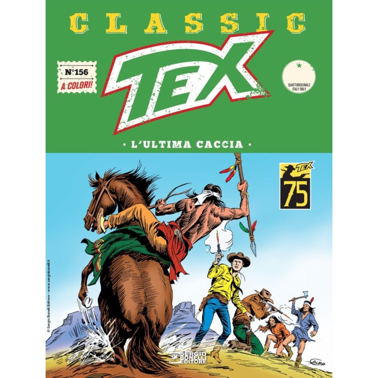 Classic Tex 156 a colori l'ultima caccia di Bonelli USATO ed. Bonelli