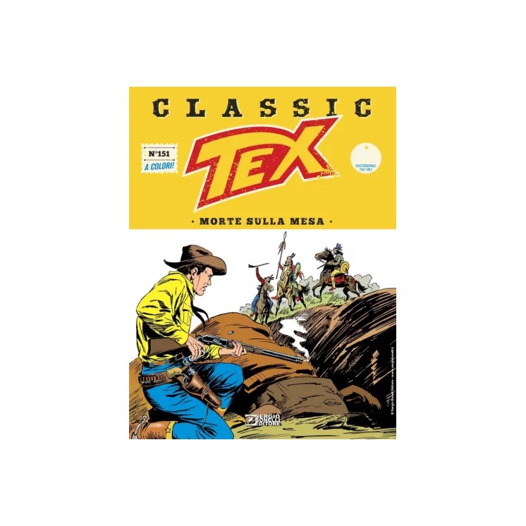 Classic Tex 151 a colori notte sulla Mesa di Bonelli USATO ed. Bonelli