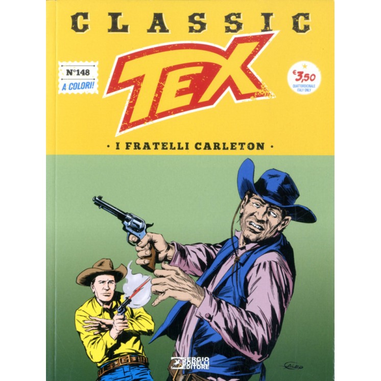 Classic Tex 148 a colori i fratelli Carleton di Bonelli USATO ed. Bonelli