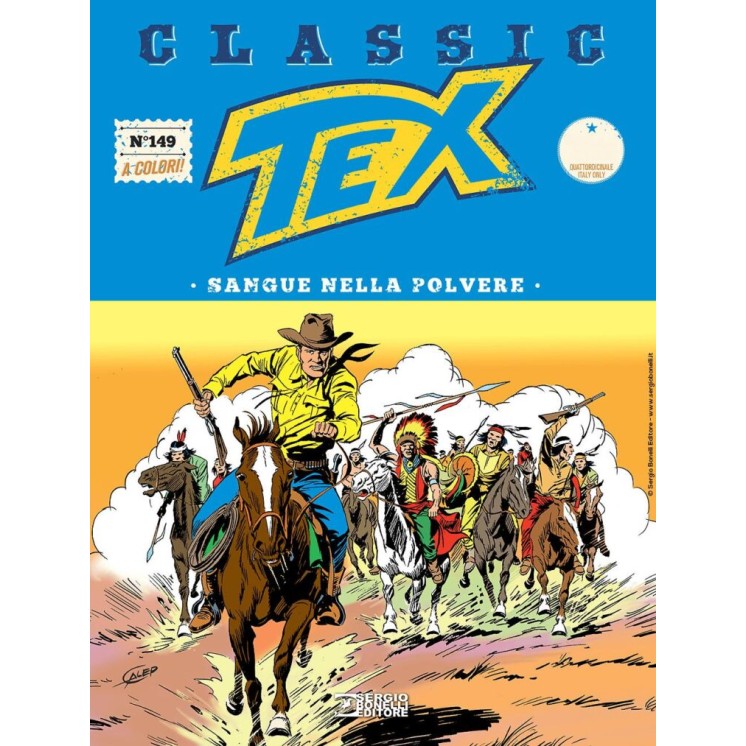 Classic Tex 149 a colori sangue nella polvere di Bonelli USATO ed. Bonelli