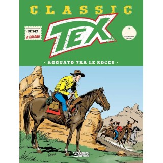 Classic Tex 147 a colori agguato tra le rocce di Bonelli USATO ed. Bonelli