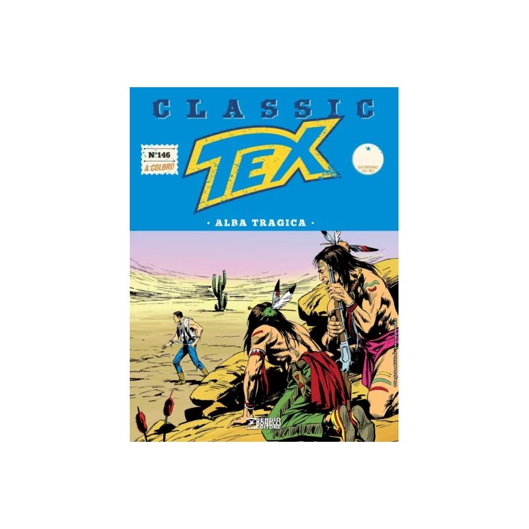 Classic Tex 146 a colori alba tragica di Bonelli USATO ed. Bonelli