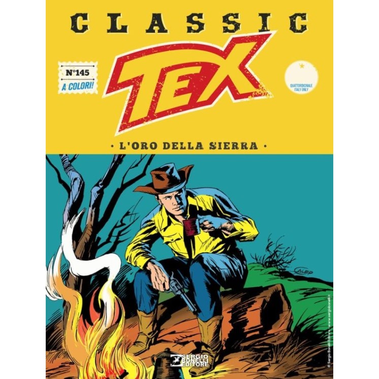 Classic Tex 145 a colori l'oro della Sierra di Bonelli USATO ed. Bonelli