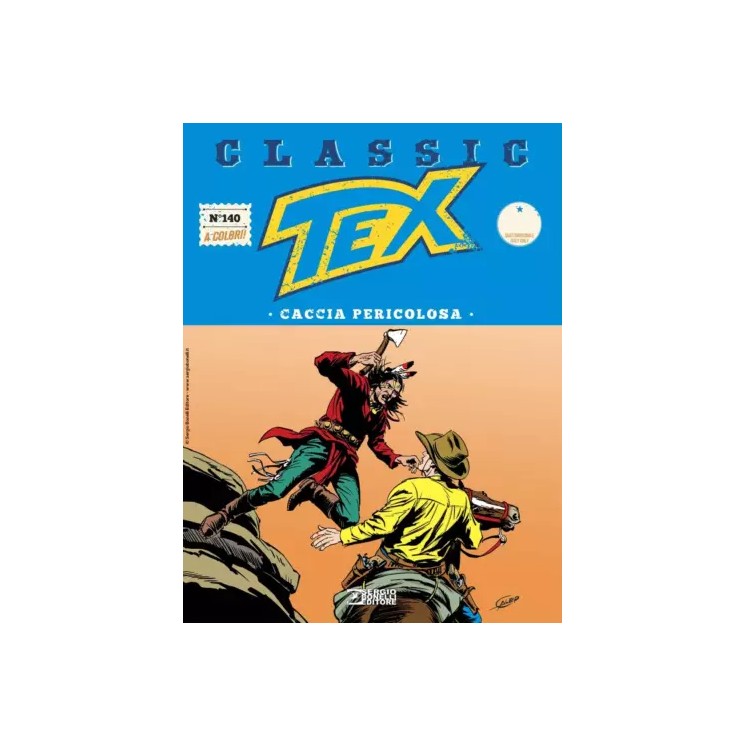 Classic Tex 140 a colori caccia pericolosa di Bonelli USATO ed. Bonelli