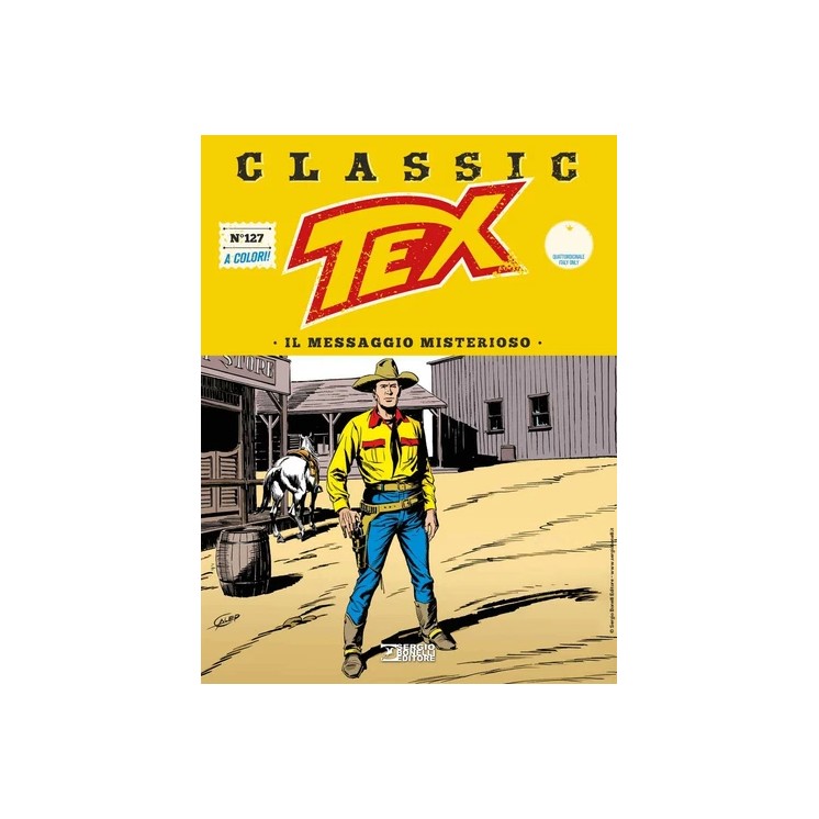 Classic Tex 127 a colori messaggio misterioso di Bonelli USATO ed. Bonelli