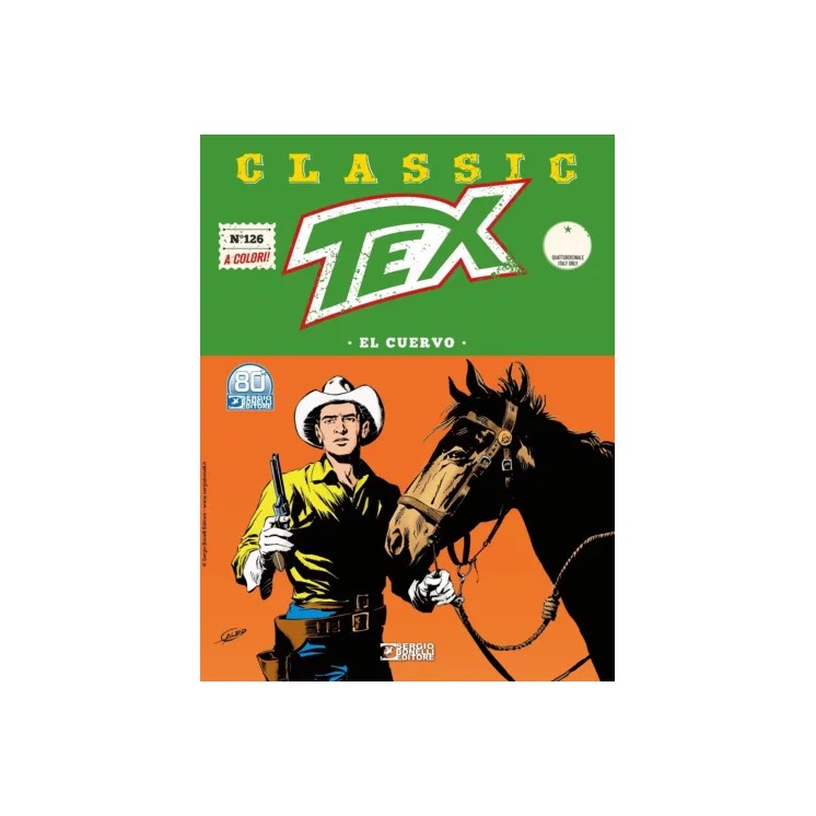 Classic Tex 126 a colori il cuervo di Bonelli USATO ed. Bonelli