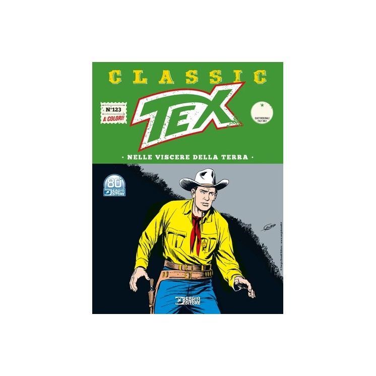 Classic Tex 123 a colori nelle viscere della terra di Bonelli USATO ed. Bonelli